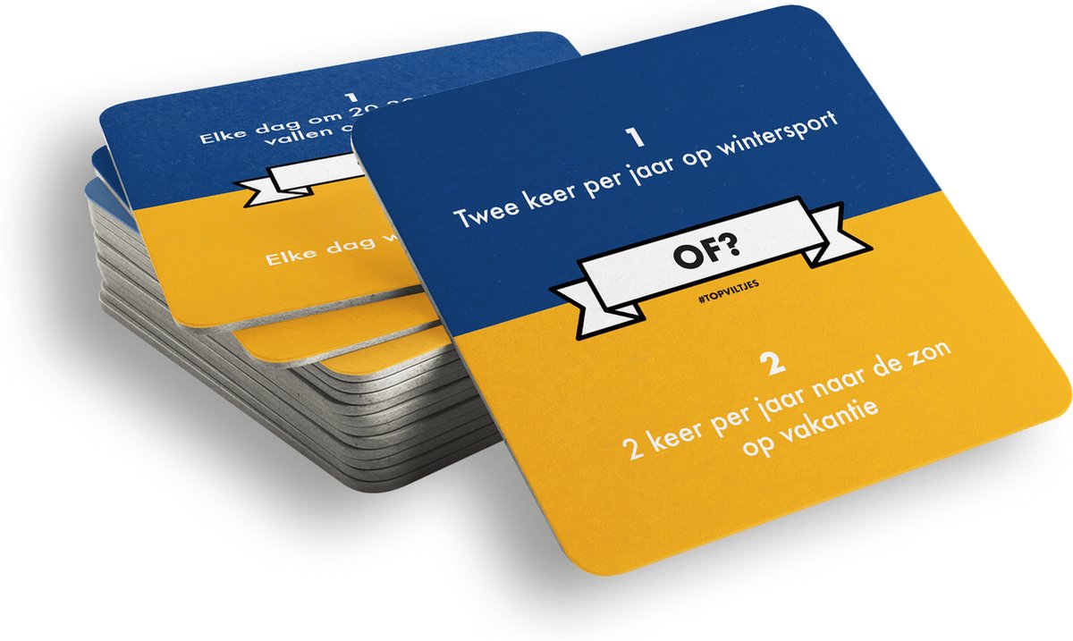 Bierviltjes Dilemmas | Lastige Vragen (2 stuks Mix)